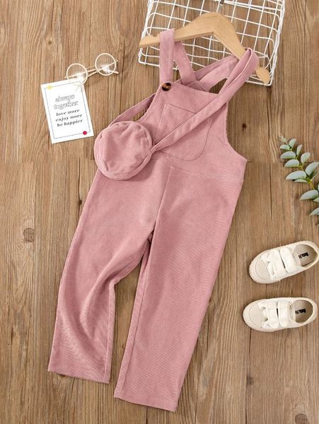 toddler girls pocket front corduroy overall jumpsuit with bag she, Blue
toddler girls pocket front corduroy overall jumpsuit with bag she, Blue
