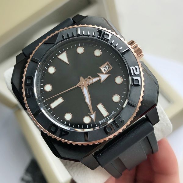 2022 new diving men's business fashion watch 46mm ceramic large dial luminous rubber strap 300 waterproof sw200 swiss movement outdoor, Slivery;brown
2022 new diving men's business fashion watch 46mm ceramic large dial luminous rubber strap 300 waterproof sw200 swiss movement outdoor, Slivery;brown