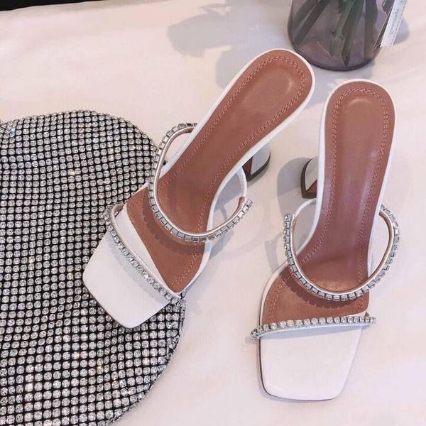 2022 summer fashion sandals designer chain sandals luxury high heels diamond square toe slippers roman wine glasses with net red versatile s, Black
2022 summer fashion sandals designer chain sandals luxury high heels diamond square toe slippers roman wine glasses with net red versatile s, Black