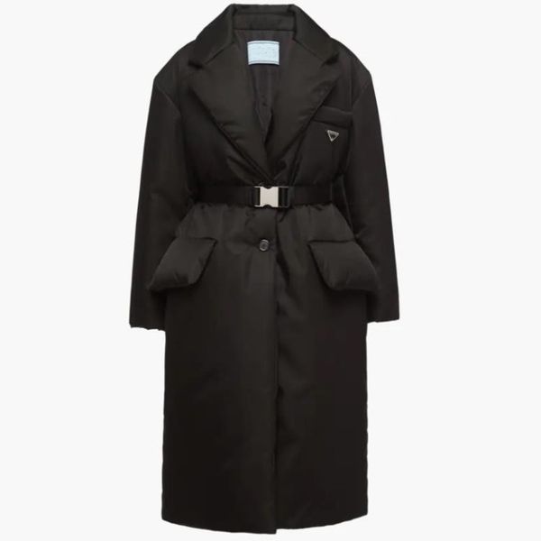 ladies nylon long down jacket designer ladies lapel collar thermal cotton coat belt buckles long sleeve winter coat, Black
ladies nylon long down jacket designer ladies lapel collar thermal cotton coat belt buckles long sleeve winter coat, Black