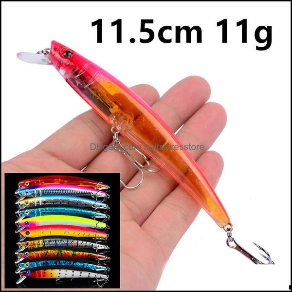baits lures fishing sports outdoors 10 color 11.5cm 11g minnow hooks fishhooks 4 hook lure hard pesca tackle bu61 drop delivery 2021 yf5js
baits lures fishing sports outdoors 10 color 11.5cm 11g minnow hooks fishhooks 4 hook lure hard pesca tackle bu61 drop delivery 2021 yf5js