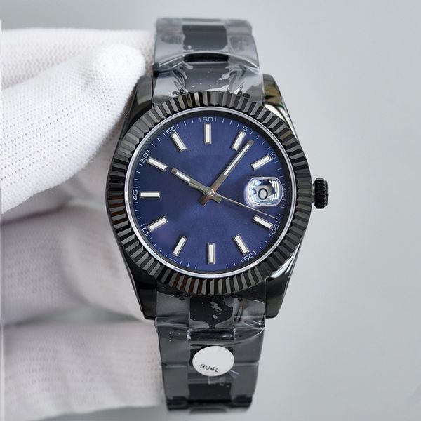 montre de luxe men's 41mm watches automatic machinery women's 36mm watch dark blue dial stainless steel strap st9 folding buckle s, Slivery;brown
montre de luxe men's 41mm watches automatic machinery women's 36mm watch dark blue dial stainless steel strap st9 folding buckle s, Slivery;brown