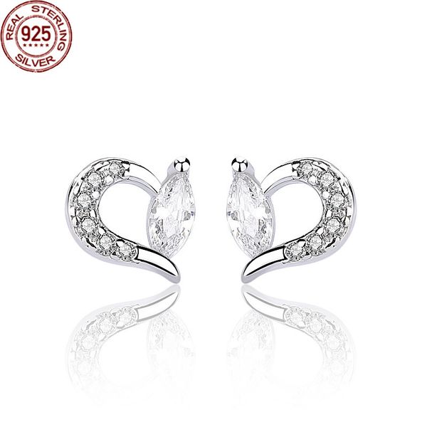 new s999 sterling silver love zircon earrings charms korean version light luxury heart-shaped female women vintage party, Golden
new s999 sterling silver love zircon earrings charms korean version light luxury heart-shaped female women vintage party, Golden