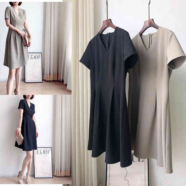 casual dresses p155185 hepburn style triacetic acid 70v neck short sleeve elegant dress, Black;gray
casual dresses p155185 hepburn style triacetic acid 70v neck short sleeve elegant dress, Black;gray