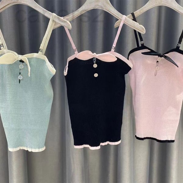 women's tanks & camis designer straight 2022 spring and summer new style small fragrance knitted bow collar metal buckle suspender wome, White
women's tanks & camis designer straight 2022 spring and summer new style small fragrance knitted bow collar metal buckle suspender wome, White