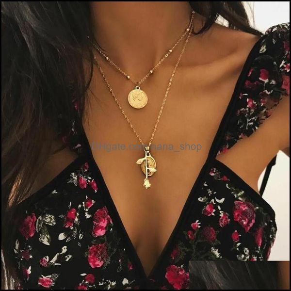 chokers necklaces pendants jewelry virgin mary rose flower alloy pendant mtilayer female necklace bohemian gifts for her drop delivery 202, Golden;silver
chokers necklaces pendants jewelry virgin mary rose flower alloy pendant mtilayer female necklace bohemian gifts for her drop delivery 202, Golden;silver