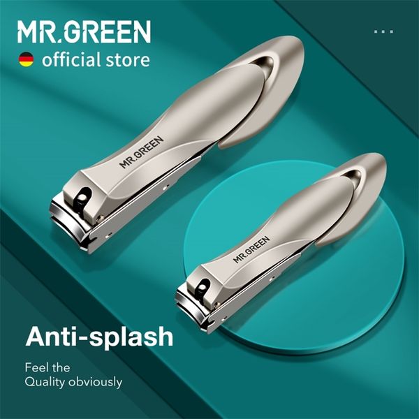 mr green nail clippers stainless steel anti splash fingernail cutter manicure tools bionics design trimmer pedicure scissor 220708
mr green nail clippers stainless steel anti splash fingernail cutter manicure tools bionics design trimmer pedicure scissor 220708
