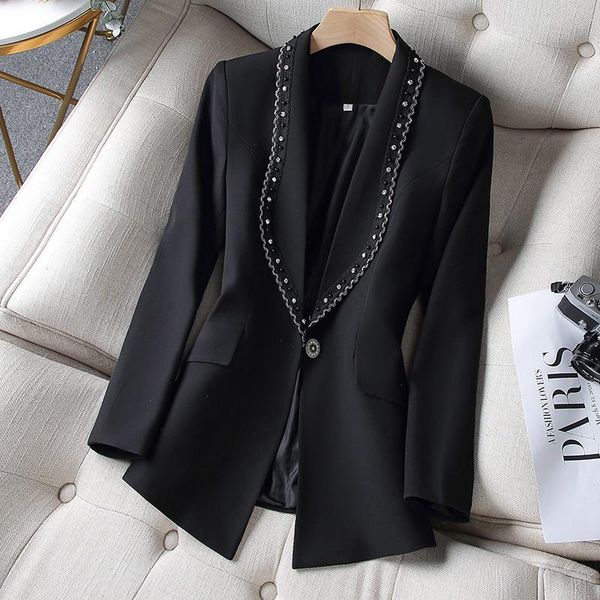 arrival fall autumn formal blazer women fashion ladies solid coat female slim single button white black jacket
arrival fall autumn formal blazer women fashion ladies solid coat female slim single button white black jacket