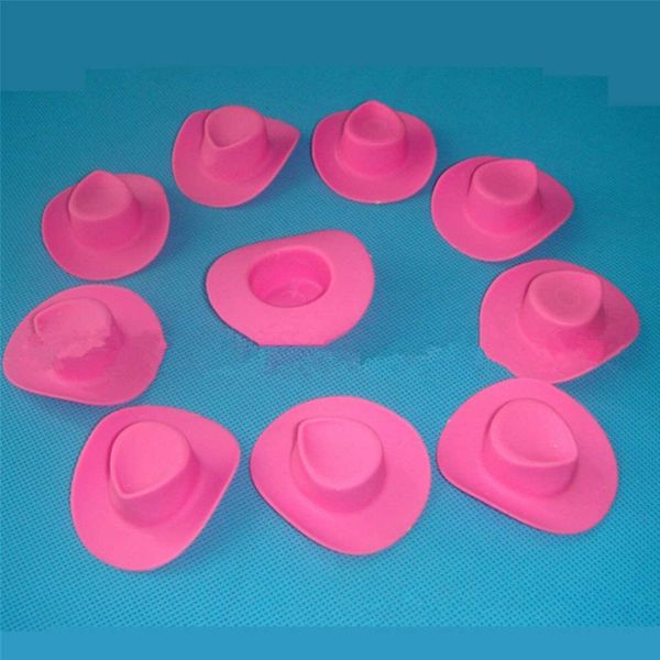 10pcs plastic mini hat craft tools miniature cute western cowgirl pink cowboy hat for doll dress up party accessories 1221217
10pcs plastic mini hat craft tools miniature cute western cowgirl pink cowboy hat for doll dress up party accessories 1221217