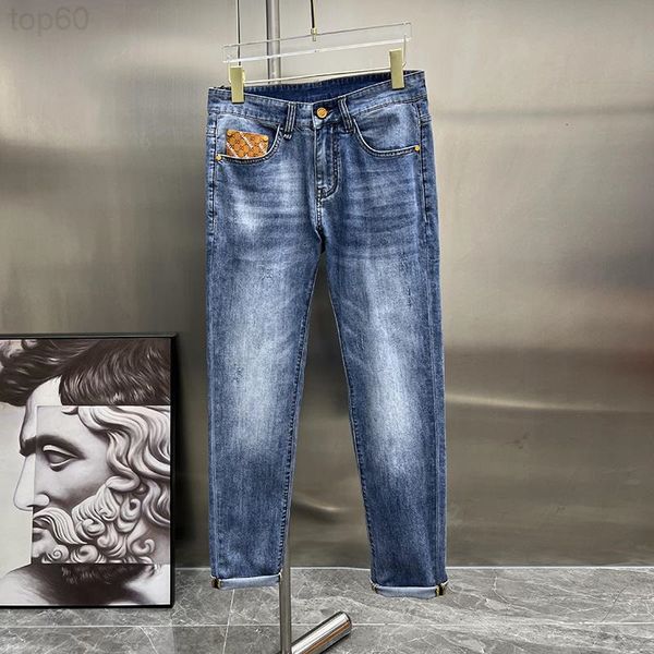 men's jeans designer 2022 summer european new casual men's jeans non ironing denim pants straight leg fashion city a23o, Blue
men's jeans designer 2022 summer european new casual men's jeans non ironing denim pants straight leg fashion city a23o, Blue