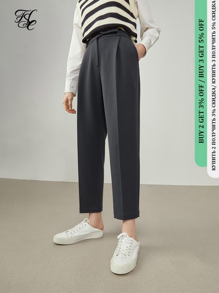 women's pants & capris fsle women's winter waist decoration thickened dark gray casual cropped trousers camel color straight all, Black;white
women's pants & capris fsle women's winter waist decoration thickened dark gray casual cropped trousers camel color straight all, Black;white