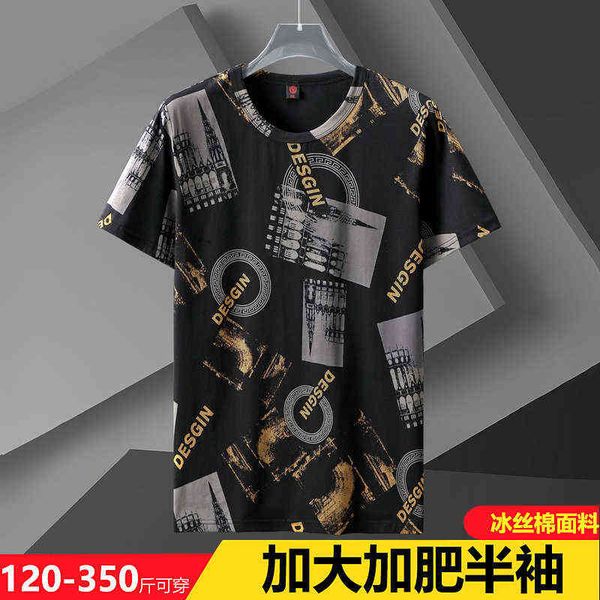 men's t-shirts fat plus size short sleeved men's 300kg super large tide brand fat man loose half sleeved shirt, White;black
men's t-shirts fat plus size short sleeved men's 300kg super large tide brand fat man loose half sleeved shirt, White;black