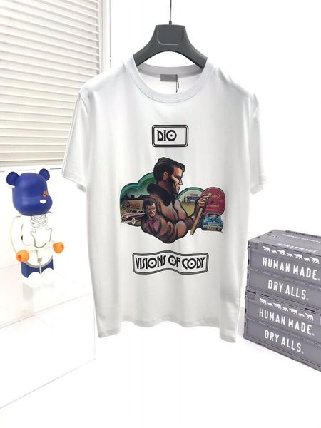 2022 new shirt short-sleeved soft skin-friendly high-quality letters modern fantasy style print t-shirt j675, Black;brown
2022 new shirt short-sleeved soft skin-friendly high-quality letters modern fantasy style print t-shirt j675, Black;brown