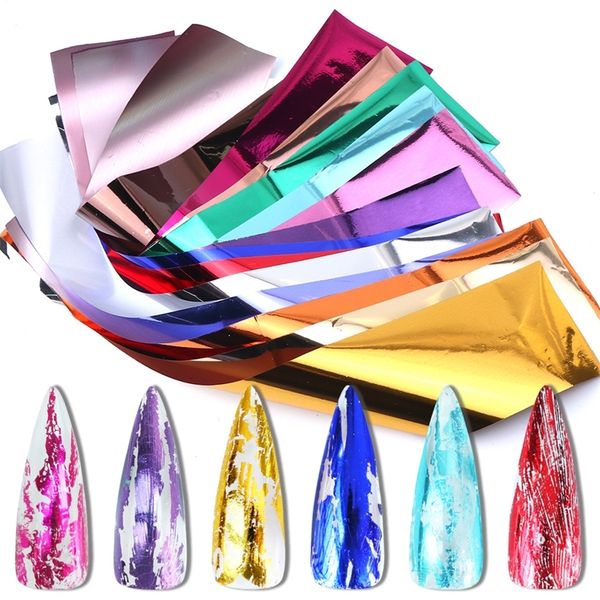 1set metallic mirror holographic nail foils metal color art sticker starry paper transfer tips manicure decoration ly9961 220518, Black
1set metallic mirror holographic nail foils metal color art sticker starry paper transfer tips manicure decoration ly9961 220518, Black