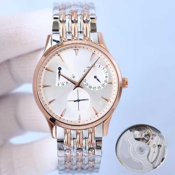 classic mens watches 43mm automatic mechanical wristwatches business wristwatch montre de luxe watches, Slivery;brown
classic mens watches 43mm automatic mechanical wristwatches business wristwatch montre de luxe watches, Slivery;brown