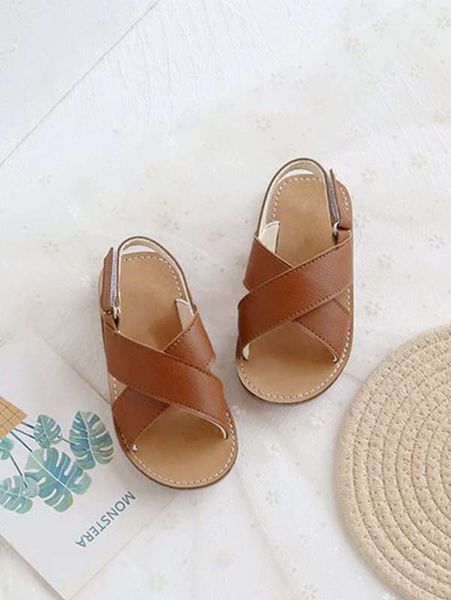 toddler boys strappy sandals she, Black;red