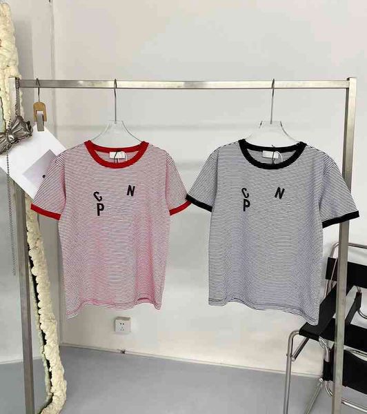 same style summer new ce printing simple strip french oh casual style contrast color round neck short sleeve women, White
same style summer new ce printing simple strip french oh casual style contrast color round neck short sleeve women, White