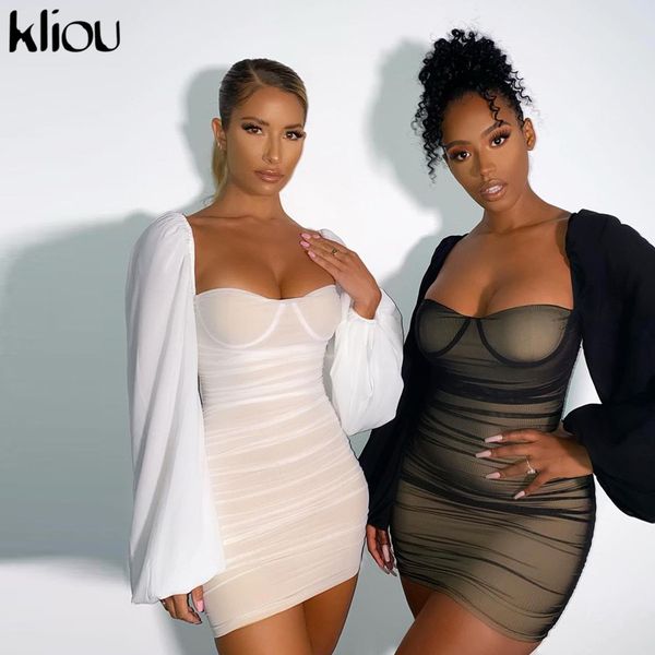 ruched mesh bodycon mini dress women lantern sleeve backless midnight party clubwear female outfits, Black;gray
ruched mesh bodycon mini dress women lantern sleeve backless midnight party clubwear female outfits, Black;gray