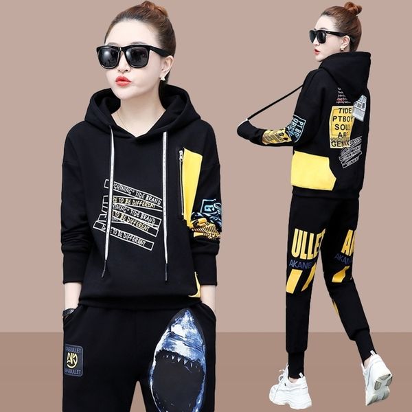 spring womens large size personality printed hoodie pants tracksuits female fashion plus size twopiece sets y201128, White
spring womens large size personality printed hoodie pants tracksuits female fashion plus size twopiece sets y201128, White