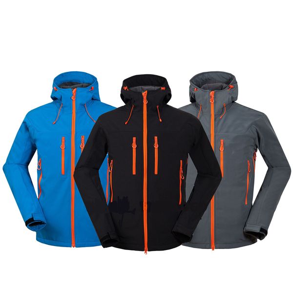 men outdoor camping waterproof jackets wear for man soft shell stand neck climbing hooded windbreaker sports coats 1652, Black;brown
men outdoor camping waterproof jackets wear for man soft shell stand neck climbing hooded windbreaker sports coats 1652, Black;brown