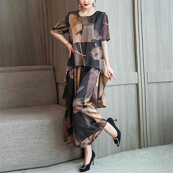 jxmyy wide-leg pants suit women's summer loose and comfortable age-reducing temperament two-piece fashion pattern 210412, Gray
jxmyy wide-leg pants suit women's summer loose and comfortable age-reducing temperament two-piece fashion pattern 210412, Gray