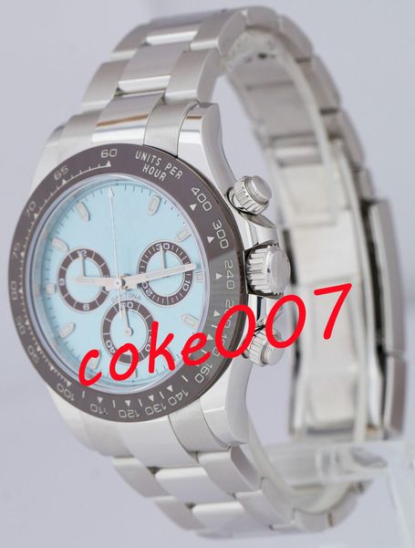 v12 40mm chronograph platinum ice blue dial watch cal.4130 platinum men's watch automatic 116506 men wristwatch, Slivery;brown
v12 40mm chronograph platinum ice blue dial watch cal.4130 platinum men's watch automatic 116506 men wristwatch, Slivery;brown