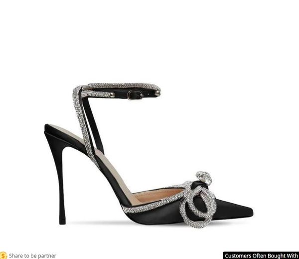 fashion womens pumps sandal crystal-embellished double bow silk-satin pump shoes spool hangisi high heels sandals women's brand luxury, Black
fashion womens pumps sandal crystal-embellished double bow silk-satin pump shoes spool hangisi high heels sandals women's brand luxury, Black