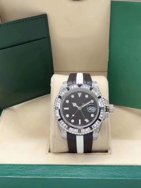 luxury iced out full diamond watch men sub work automatic mechanical watches master sweeping perpetual date, Slivery;brown
luxury iced out full diamond watch men sub work automatic mechanical watches master sweeping perpetual date, Slivery;brown