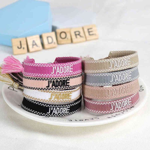 bracelets woven bracelet personalized embroidery letter rope hand woven tassel 1.3cm wide wrist band, Golden;silver
bracelets woven bracelet personalized embroidery letter rope hand woven tassel 1.3cm wide wrist band, Golden;silver