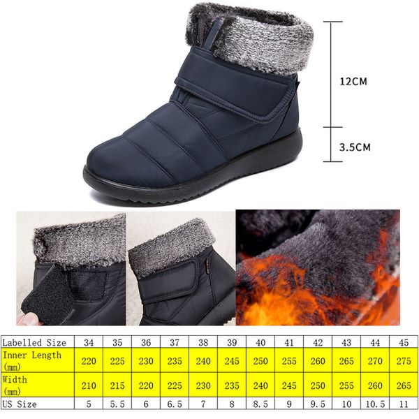 large size women snow boots hook loop platform waterproof winter boots women female velet warm fur shoe zapatos para mujer, Black;yellow
large size women snow boots hook loop platform waterproof winter boots women female velet warm fur shoe zapatos para mujer, Black;yellow