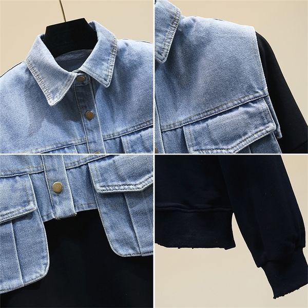 getspring women hoodies denim hoodie sweatshirt patchwork color matching fake two casual black hoodie women hoodie oversize 201203
getspring women hoodies denim hoodie sweatshirt patchwork color matching fake two casual black hoodie women hoodie oversize 201203