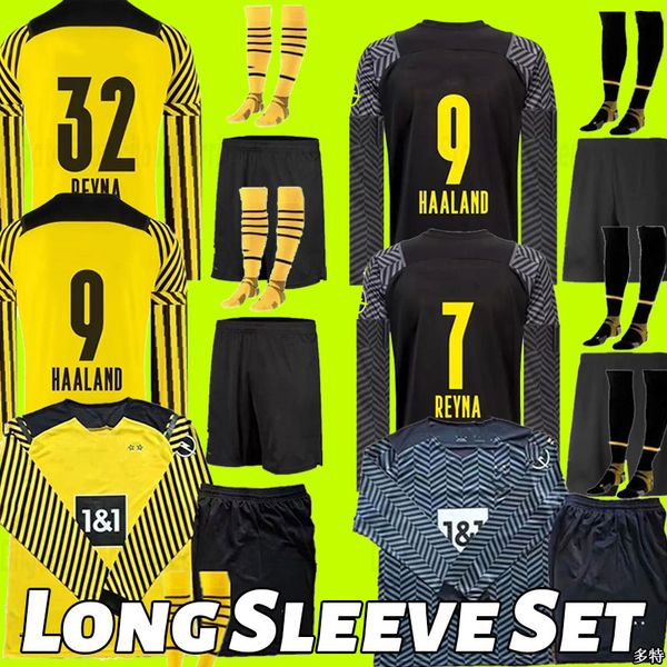 long sleeve 2021 2022 home haaland reus borussi a jerseys dortmund soccer jersey football shirts 21 22 sancho brandt plszczek kit menwith so, Black;yellow
long sleeve 2021 2022 home haaland reus borussi a jerseys dortmund soccer jersey football shirts 21 22 sancho brandt plszczek kit menwith so, Black;yellow
