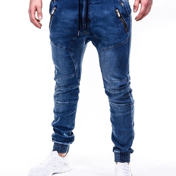 solid color vintage man wrinkle jeans blue classic cargo pants mans zipper pockets hiphop denim pants drawstring casual trouser w220813 
solid color vintage man wrinkle jeans blue classic cargo pants mans zipper pockets hiphop denim pants drawstring casual trouser w220813