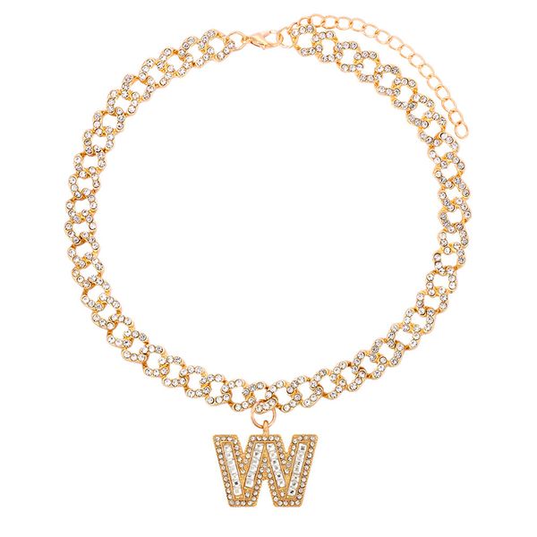 chains iced out hip hop crystal 26 baguette letter choker necklaces for women men thick miami cuban link chain necklace punk jewelry, Silver
chains iced out hip hop crystal 26 baguette letter choker necklaces for women men thick miami cuban link chain necklace punk jewelry, Silver