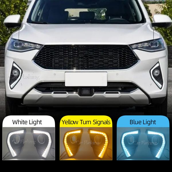 1 set car drl for haval f7 f7x led daytime running lights with yellow turn signal red fog lamp driving night blue light
1 set car drl for haval f7 f7x led daytime running lights with yellow turn signal red fog lamp driving night blue light