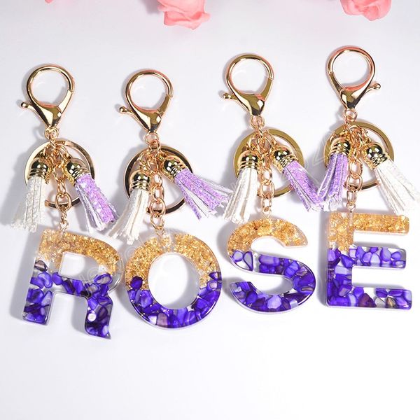 exquisite resin initial letter keychain women gold foil alphabet key ring with tassel bag charm car pendent key holder accessory, Slivery;golden
exquisite resin initial letter keychain women gold foil alphabet key ring with tassel bag charm car pendent key holder accessory, Slivery;golden