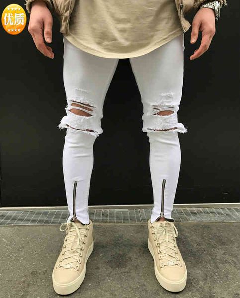 men's jeans men's jeans white slim hole pants fashion 1847 8wtm, Blue
men's jeans men's jeans white slim hole pants fashion 1847 8wtm, Blue