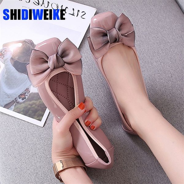 fashion pointed toe women flats shoes bow women shoes patent leather casual single summer ballerina shallow mouth shoes ac534 220507, Black
fashion pointed toe women flats shoes bow women shoes patent leather casual single summer ballerina shallow mouth shoes ac534 220507, Black