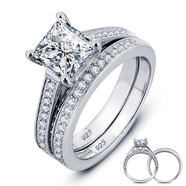 new brand real 925 sterling silver diamond wedding couple rings set for women silver wedding engagement fine 239e
new brand real 925 sterling silver diamond wedding couple rings set for women silver wedding engagement fine 239e