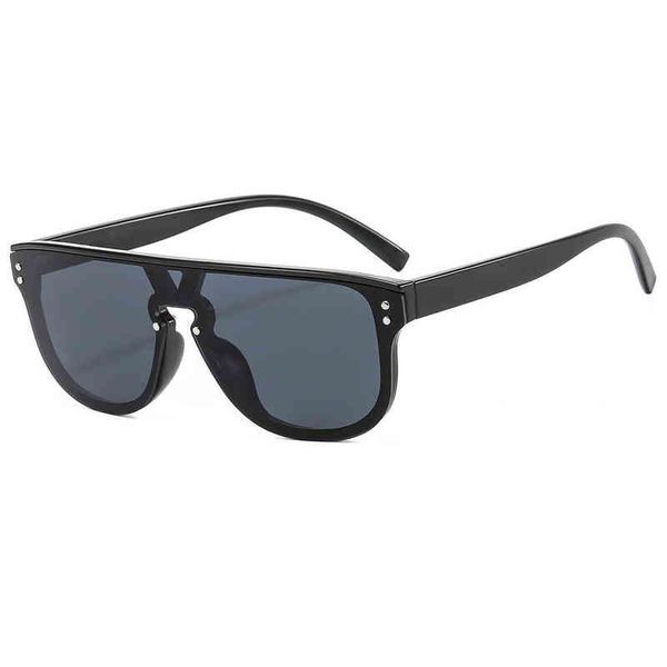 one piece personalized pc frame glasses men's and women's versatile luxury brand designer punk sunglasses fashion shades uv400, White;black
one piece personalized pc frame glasses men's and women's versatile luxury brand designer punk sunglasses fashion shades uv400, White;black