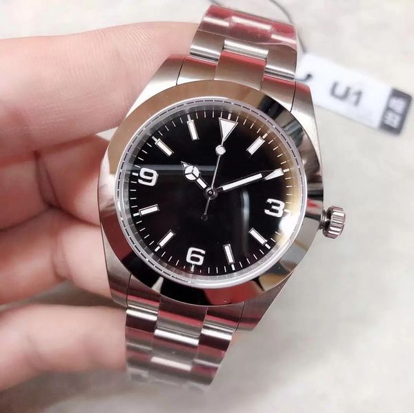 u1 aaa luxury men watch high-end quality st9 explorer 39mm 114270 214270 stainless steel 2813 movement automatic mechanical mens watches ser, Slivery;brown
u1 aaa luxury men watch high-end quality st9 explorer 39mm 114270 214270 stainless steel 2813 movement automatic mechanical mens watches ser, Slivery;brown
