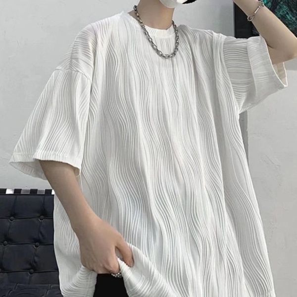 3d folds texture autumn winter long sleeve men t shirt loose korean style o neck fashion casual clothes oversized white new 0615, Gray
3d folds texture autumn winter long sleeve men t shirt loose korean style o neck fashion casual clothes oversized white new 0615, Gray