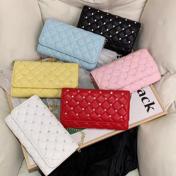2022 candy colors diamond flap handbag purses designers ladies rhinestone chain bag quilted crossbody messenger bags retro shoulder backpack
2022 candy colors diamond flap handbag purses designers ladies rhinestone chain bag quilted crossbody messenger bags retro shoulder backpack