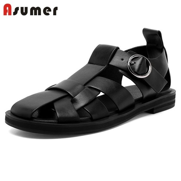 asumer big size 42 rome sandals women shoes genuine leather sandals hollow out fashion casual shoes women flat sandals 220423, Black
asumer big size 42 rome sandals women shoes genuine leather sandals hollow out fashion casual shoes women flat sandals 220423, Black