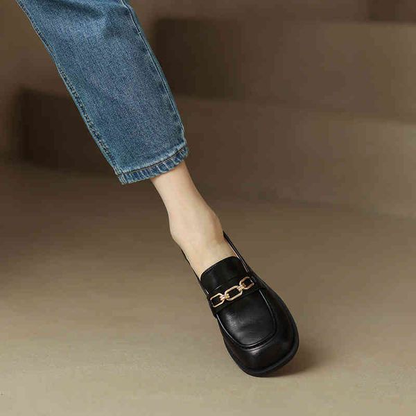 dress shoes daily commuting small leather shoes french flat sole single women's spring pedal full lefu women, Black
dress shoes daily commuting small leather shoes french flat sole single women's spring pedal full lefu women, Black