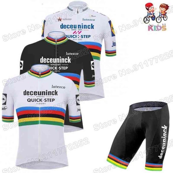 2022 world champion kids cycling jersey sets julian alaphilippe boys girls cycling clothing children bike suit maillot, Black;red
2022 world champion kids cycling jersey sets julian alaphilippe boys girls cycling clothing children bike suit maillot, Black;red