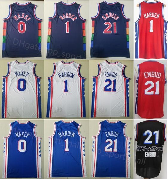 men stitched good tyrese maxey jersey 0 james harden 1 joel embiid 21 basketball jerseys 75th anniversary navy red white blue sport shirt un, Black;red
men stitched good tyrese maxey jersey 0 james harden 1 joel embiid 21 basketball jerseys 75th anniversary navy red white blue sport shirt un, Black;red