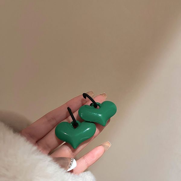 silver needle green chessboard grid love heart eardrop earring ins tendy mori girl ear studs simple personality graceful earrings, Golden
silver needle green chessboard grid love heart eardrop earring ins tendy mori girl ear studs simple personality graceful earrings, Golden