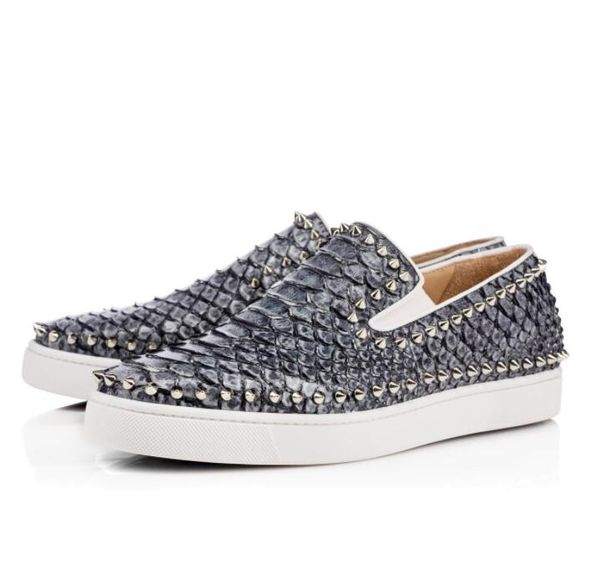spring autumn sneakers fish pattern casual shoes studded spikes sneakers men women trainers low cut rivet party outdoor walking flat, Black
spring autumn sneakers fish pattern casual shoes studded spikes sneakers men women trainers low cut rivet party outdoor walking flat, Black