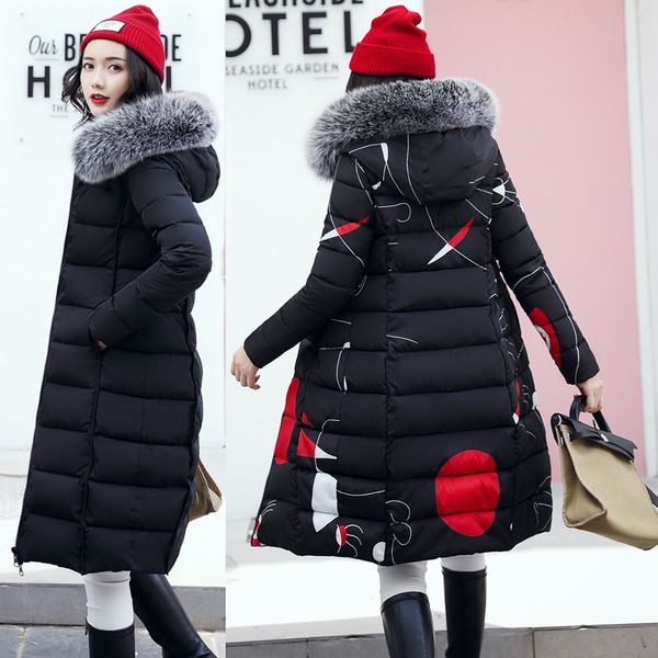 down cotton coats for women clothes medium and long slim down cotton padded jacket large wool collar winter coat cotton jacket can both side, Black
down cotton coats for women clothes medium and long slim down cotton padded jacket large wool collar winter coat cotton jacket can both side, Black